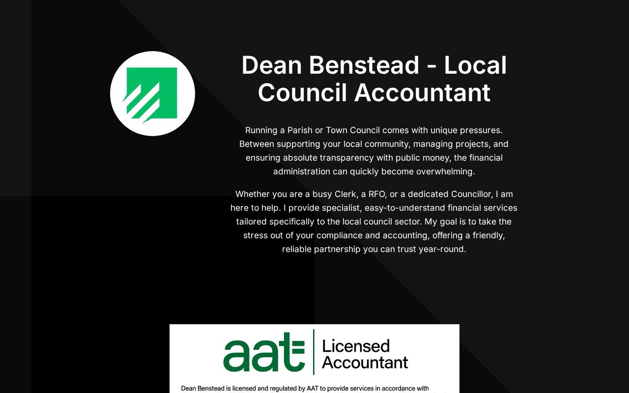 Dean Benstead - Local Council Accountant
